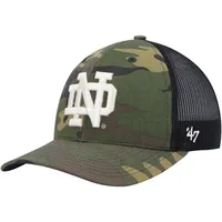 47 Brand Notre Dame Team Logo Trucker Snapback Hat - Men's