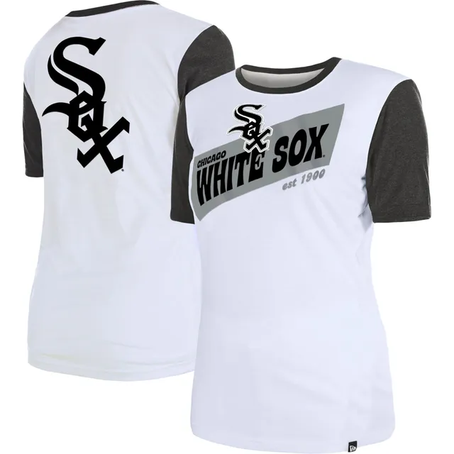 Lids Milwaukee Brewers New Era Women's Colorblock T-Shirt - White