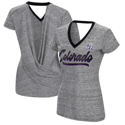 Touch Rockies Halftime Back Wrap Top V-Neck T-Shirt - Women's