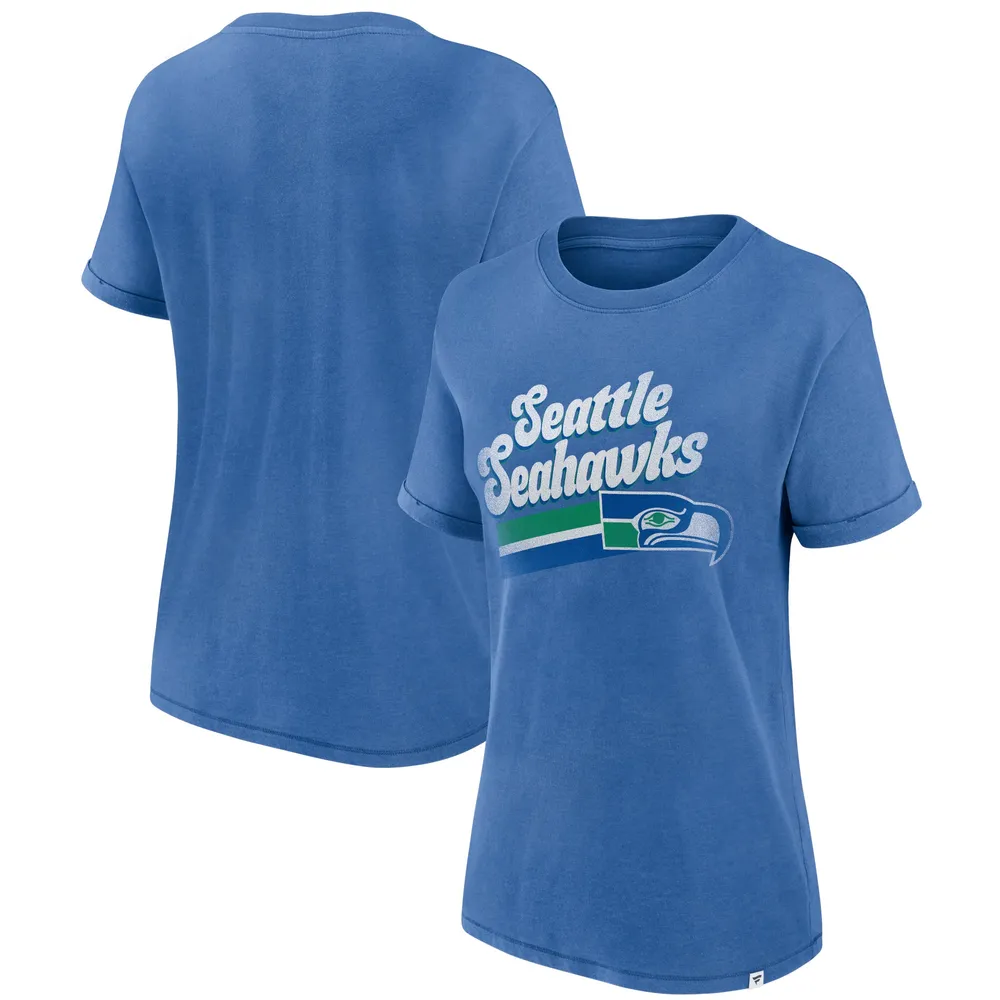 Fanatics Seahawks Hit Snow Washed T-Shirt - Women's