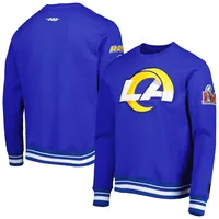 Pro Standard Rams Mash Up Pullover Sweatshirt - Men's