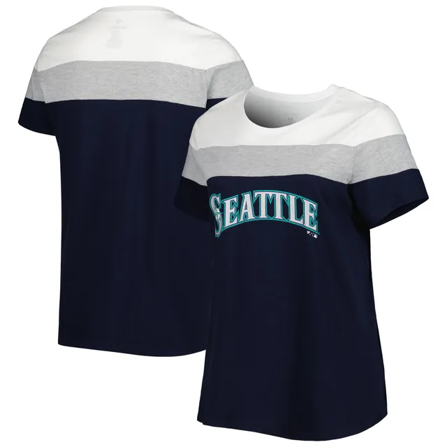 Lids Seattle Mariners Tiny Turnip Infant Baseball Love Raglan 3/4 Sleeve T- Shirt - White/Navy