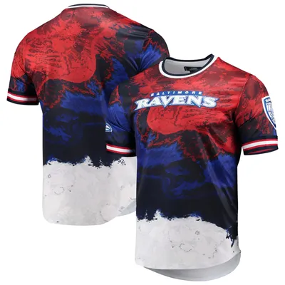 Pro Standard Ravens Americana Dip-Dye T-Shirt - Men's