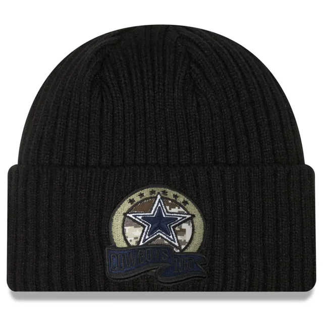 Dallas Cowboys Men's New Era Core Classic Cuffed Knit Hat - Brown