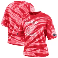 WEAR by Erin Andrews Texans Tie-Dye T-Shirt - Women's