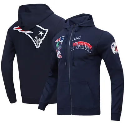 Men's New England Patriots Pro Standard White Americana Pullover Hoodie