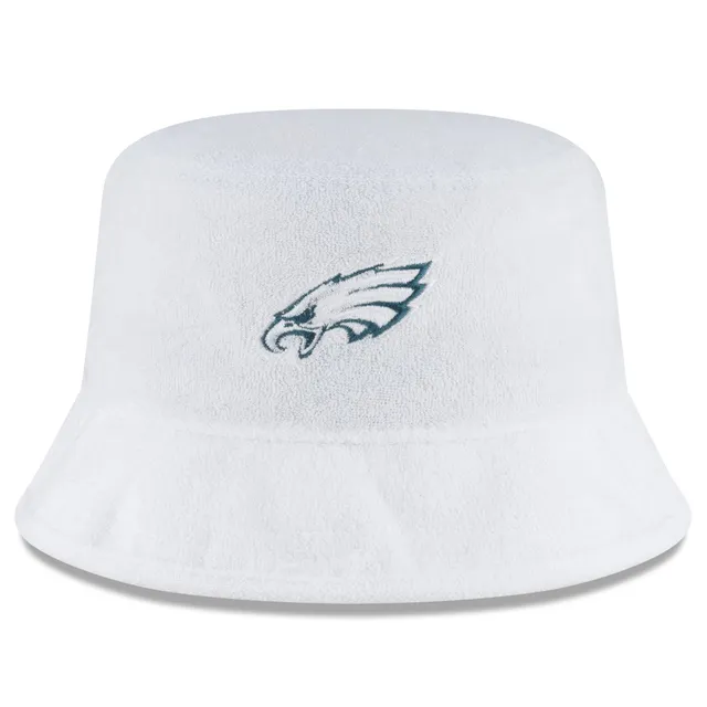 Men's New Era Gray Philadelphia Eagles Distinct Bucket Hat