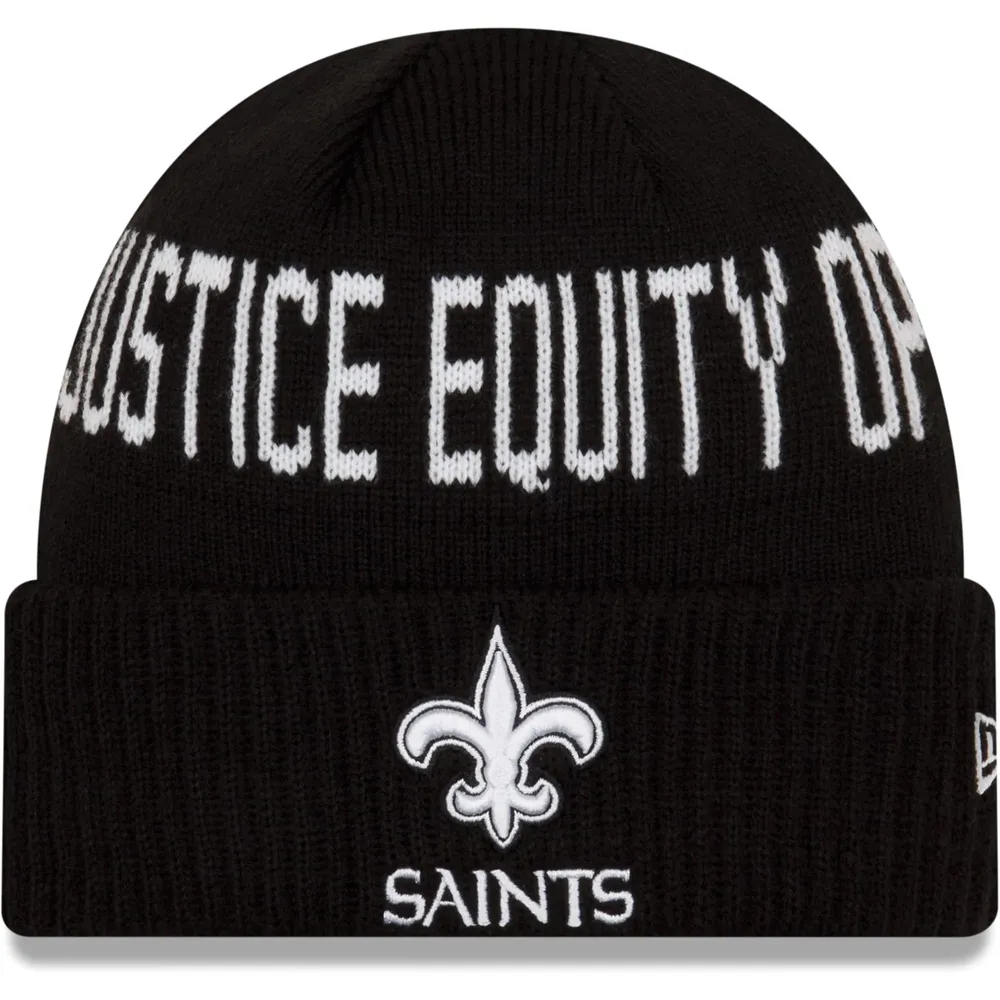 New Orleans Saints New Era 2022 Salute To Service Knit Hat - Black