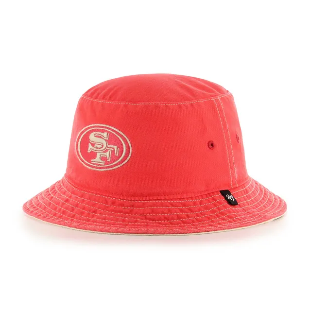 HELLO KITTY SAN FRANCISCO 49ERS RED BUCKET CAP HAT