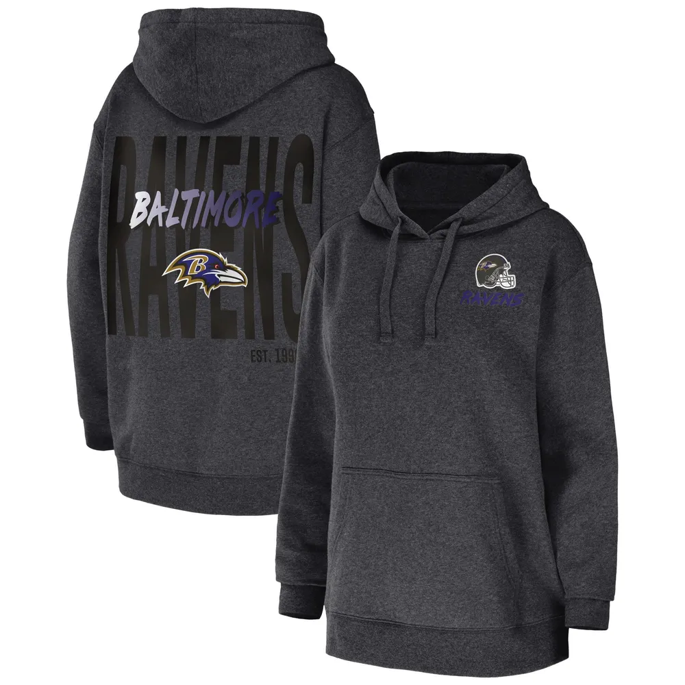 WEAR by Erin Andrews Ravens Fleece Pullover Hoodie - Women's