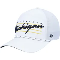 47 Brand Michigan Downburst Hitch Trucker Snapback Hat - Men's