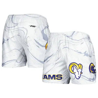 Pro Standard Rams Allover Marble Print Shorts - Men's