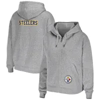 WEAR by Erin Andrews Steelers Team Full-Zip Hoodie - Women's