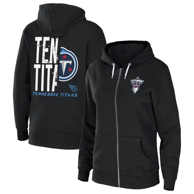 Lids Tennessee Titans WEAR by Erin Andrews Women's Full-Zip Hoodie - Gray