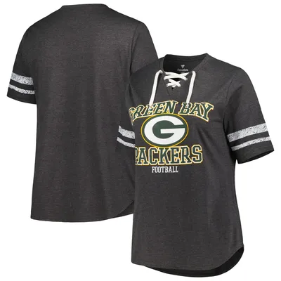 Green Bay Packers Fanatics Branded Women's Spirit Jersey Lace-Up V