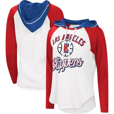 G-III Clippers MVP Raglan Hoodie Long Sleeve T-Shirt - Women's