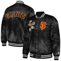 Starter Giants Patch Full-Snap Jacket - Men's