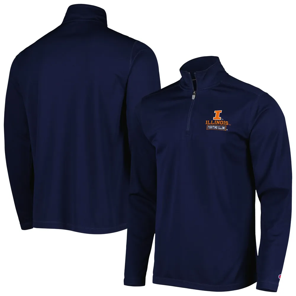 Champion Illinois Textured Quarter-Zip Jacket - Men's