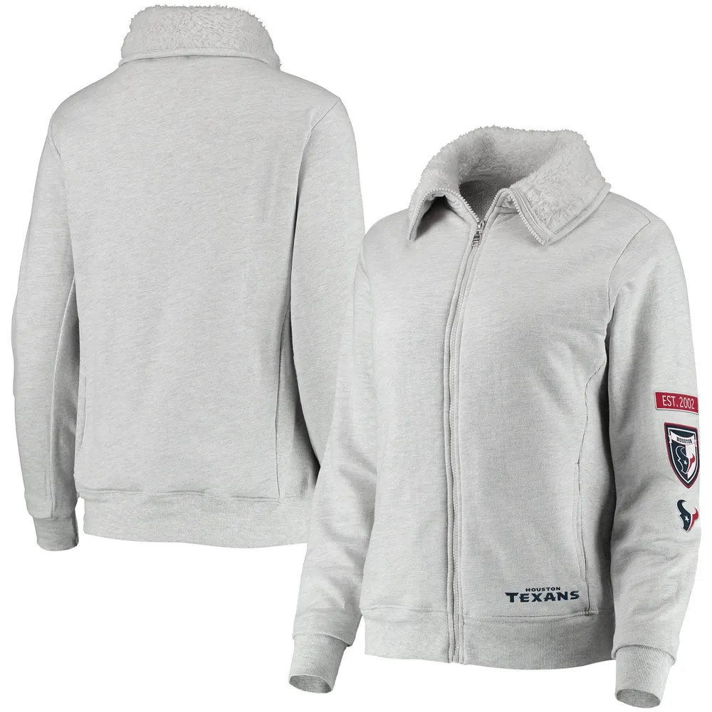 WEAR by Erin Andrews Texans Fleece Full-Zip Sweatshirt - Women's