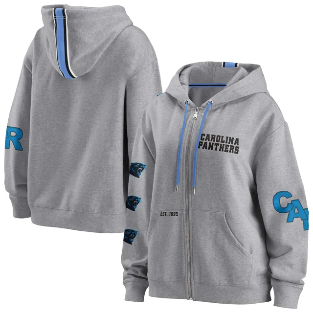 Lids Carolina Panthers Antigua Tonal Logo Protect Full-Zip Hoodie