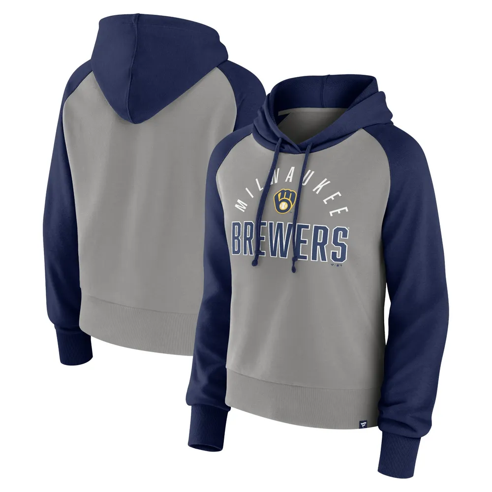 Fanatics Brewers Pop Fly Pullover Hoodie - Women's