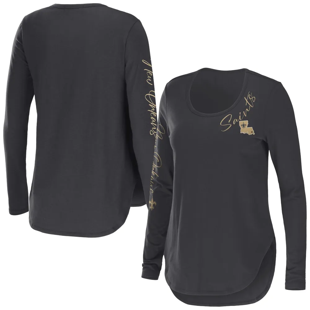 WEAR by Erin Andrews Saints Team Scoop Neck T-Shirt - Women's