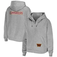 WEAR by Erin Andrews Commanders Team Full-Zip Hoodie - Women's