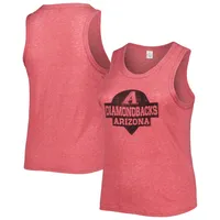 Soft as a Grape Diamondbacks Plus High Neck Tank Top - Women's