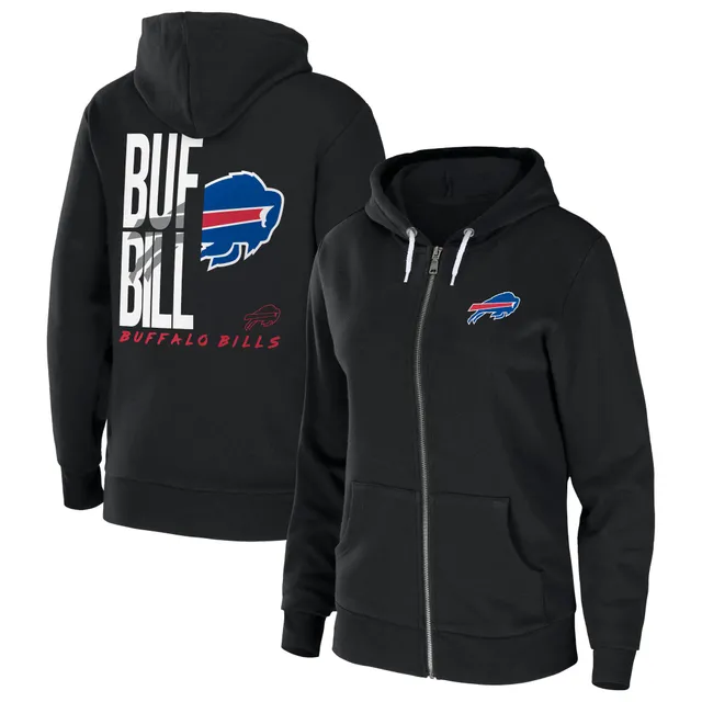 Women's Concepts Sport Royal Buffalo Bills Mainstream Hooded Long Sleeve  V-Neck Top 