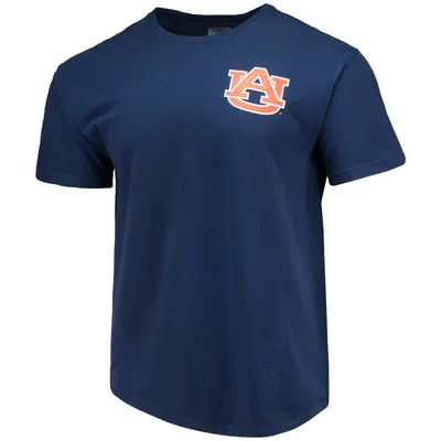 Image One Auburn Baseball Flag Comfort Colors T-Shirt - Men's