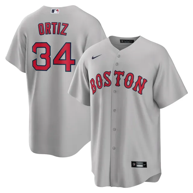 Men's Mitchell & Ness David Ortiz White Boston Red Sox Big & Tall