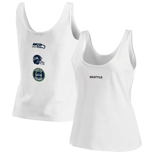 Profile Women's White and Navy Seattle Mariners Plus Colorblock T