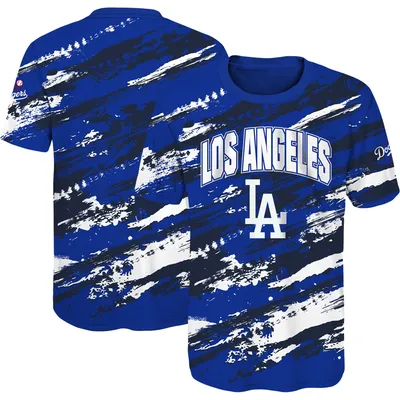 Men's '47 Charcoal Los Angeles Dodgers Wonder Boy Vintage Tubular T-Shirt Size: Small