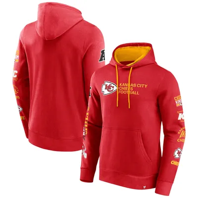 Men's Fanatics Branded Red Kansas City Chiefs Winter Camp Pullover Hoodie