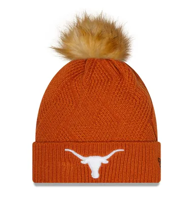 New Era Texas Texas Snowy Knit Hat - Women's