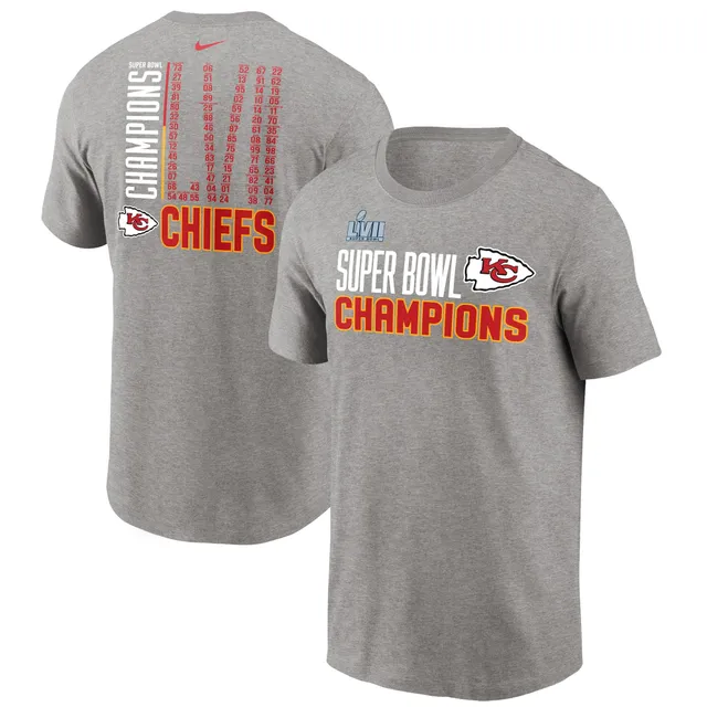 Men's Fanatics Branded Heather Gray Kansas City Chiefs Super Bowl