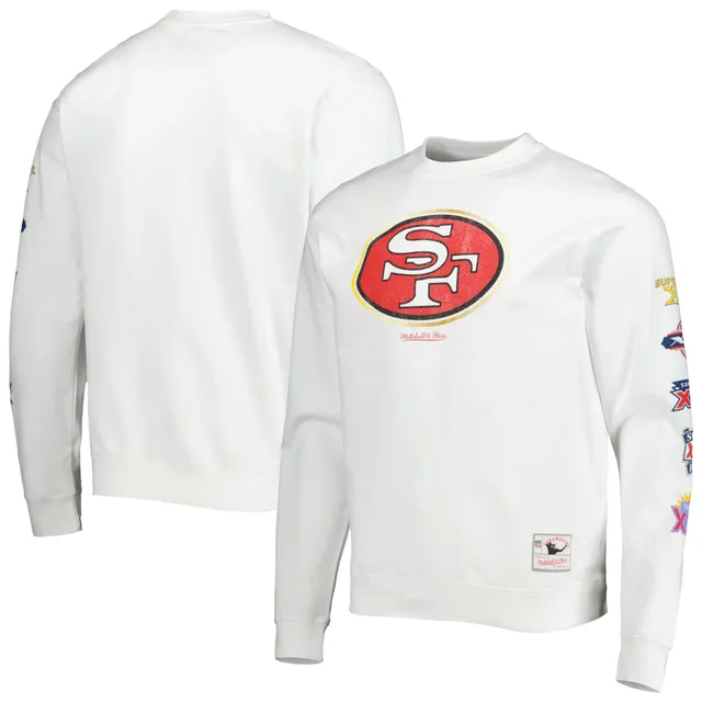 Mitchell & Ness Mens Large 49ers San Francisco Head Coach NFL Hoodie  Pullover