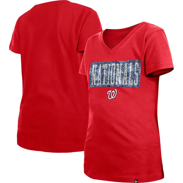 Lids Washington Nationals Tiny Turnip Women's Bubbles T-Shirt - White