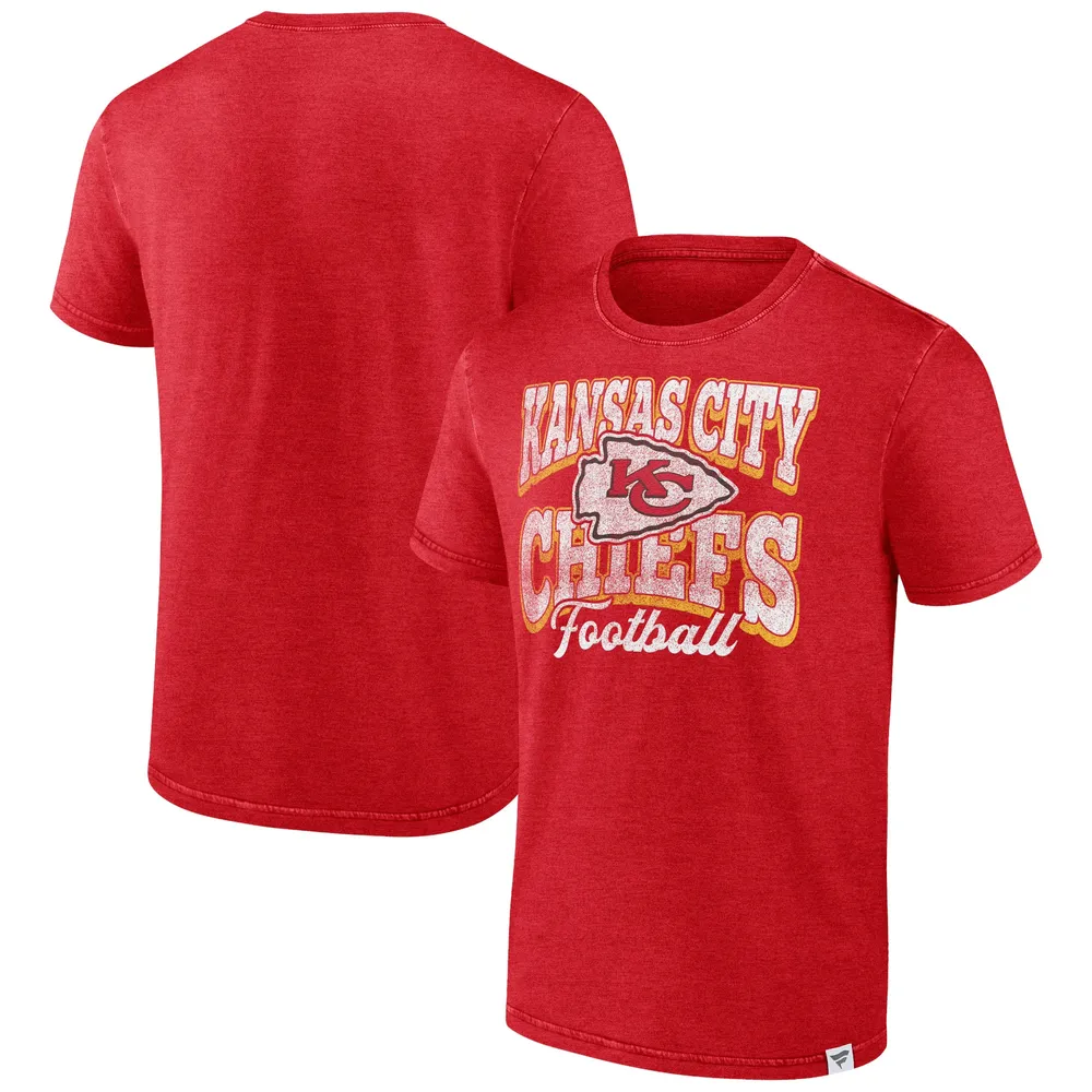 Kansas City Chiefs Nike Team Name T-Shirt Medium Red Heather