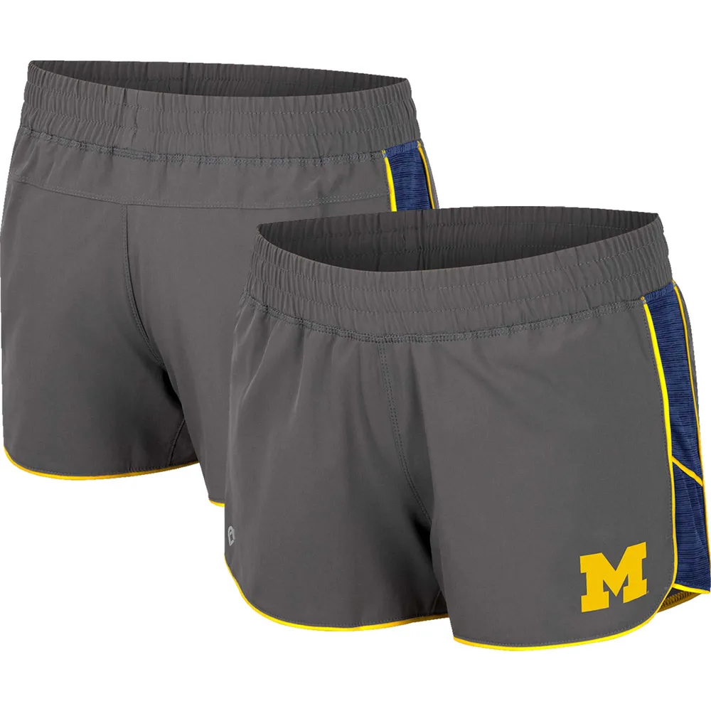 Colosseum Michigan Pull The Switch Running Shorts - Women's