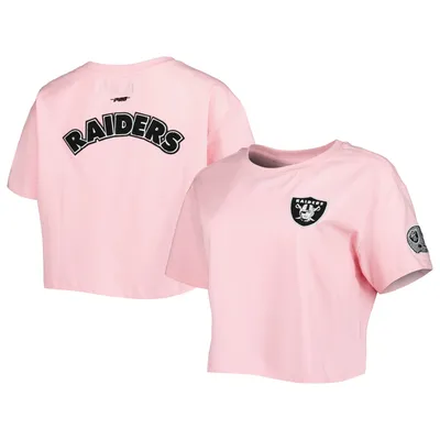 Women's Pro Standard Pink Los Angeles Rams Cropped Boxy T-Shirt