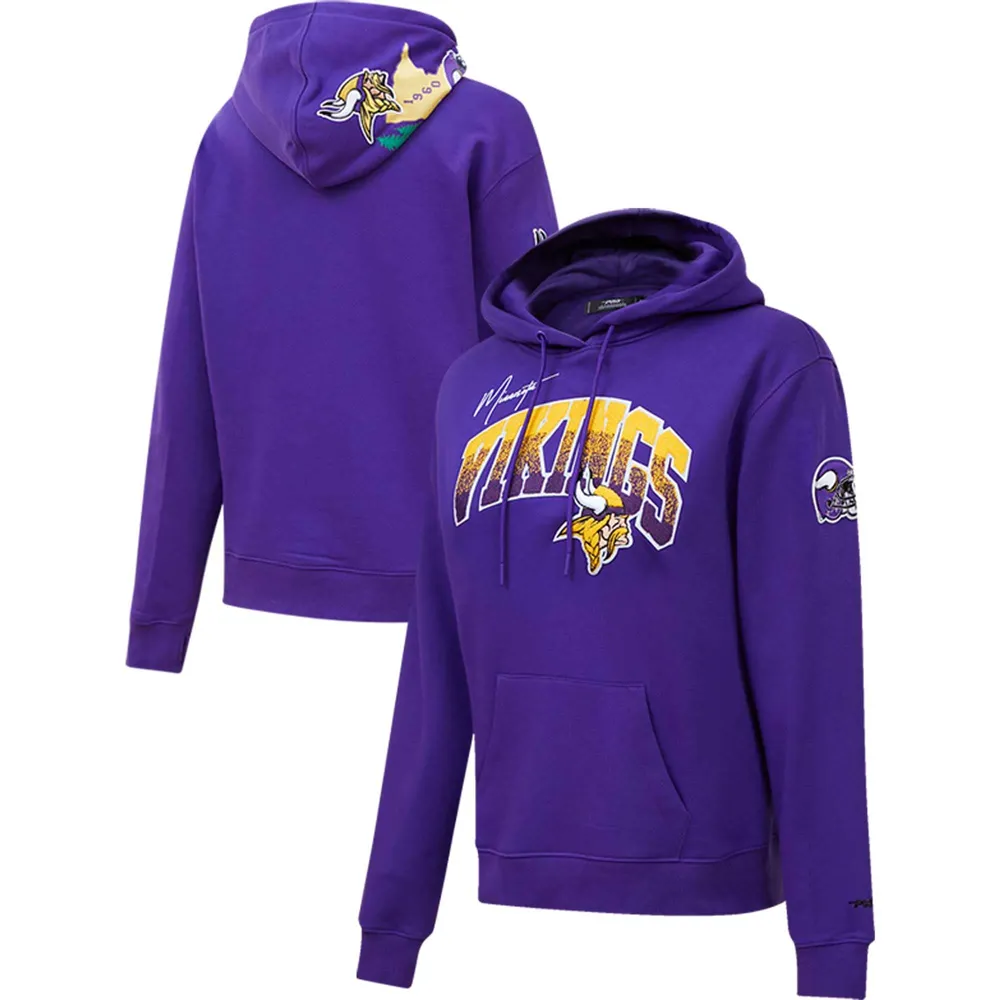 Minnesota Vikings Fanatics Branded Women's Doubleface Slub Pullover Hoodie  - Purple