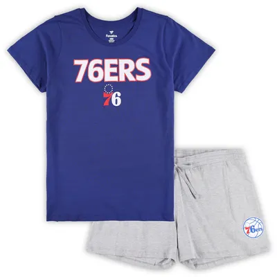 Fanatics 76ers Plus T-Shirt & Shorts Combo Set - Women's