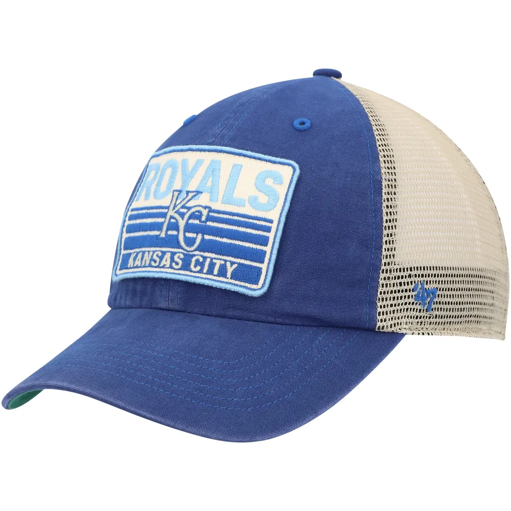 47 Brand Royals Four Stroke Clean Up Trucker Snapback Hat - Men's