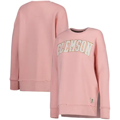 Pressbox Clemson La Jolla Fleece Pullover Sweatshirt - Women's