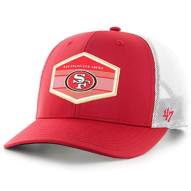 New Era Men's San Francisco 49ers Tear Team Color 9Fifty Adjustable Trucker  Hat