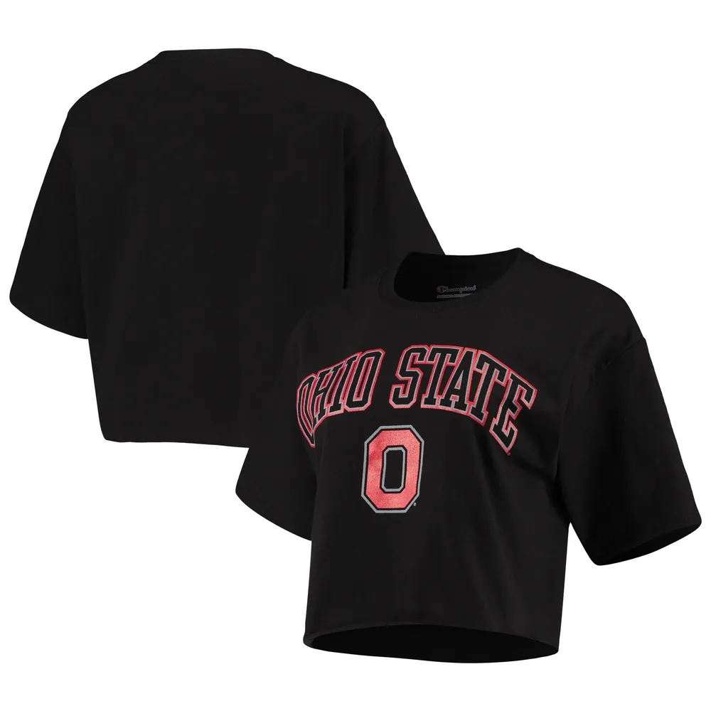 Champion Ohio State Cropped Boyfriend T-Shirt - Women's