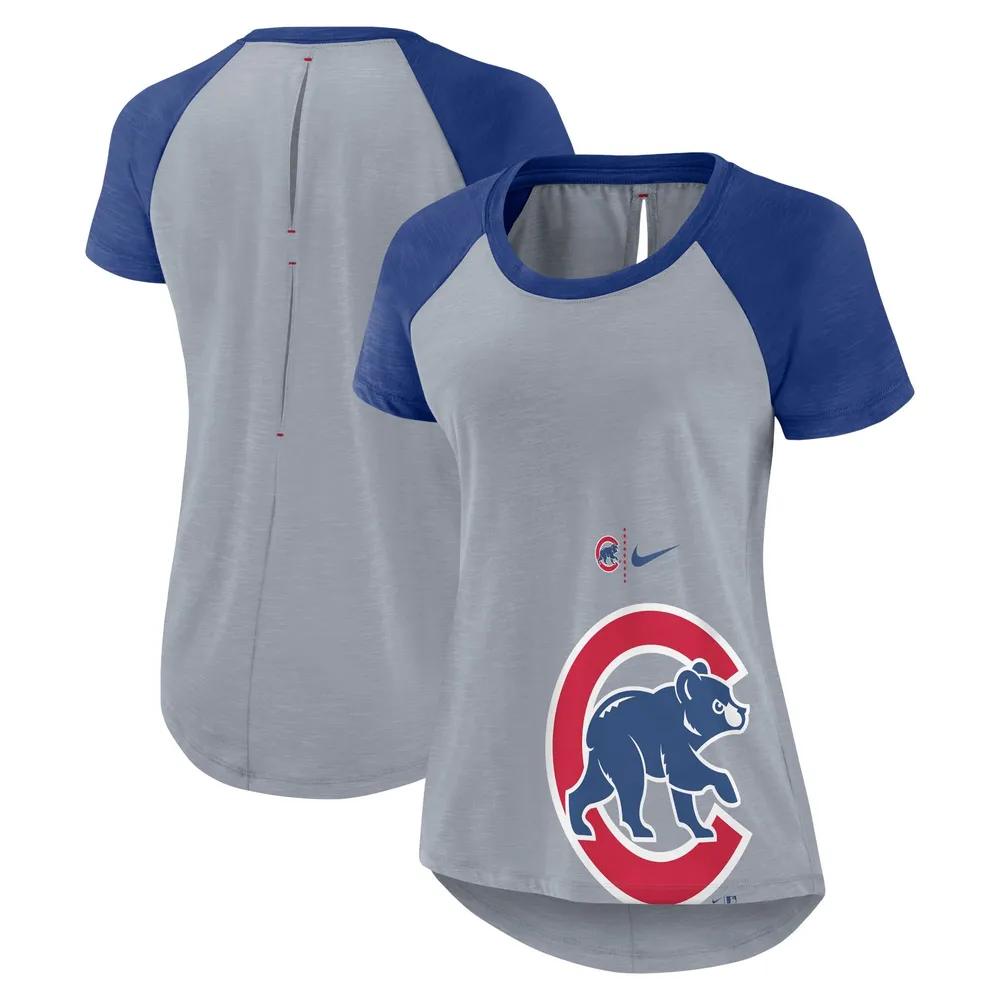 Nike Cubs Summer Breeze Raglan Fashion T-Shirt - Women's