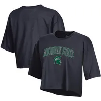 Champion Michigan State Cropped Boyfriend T-Shirt - Women's