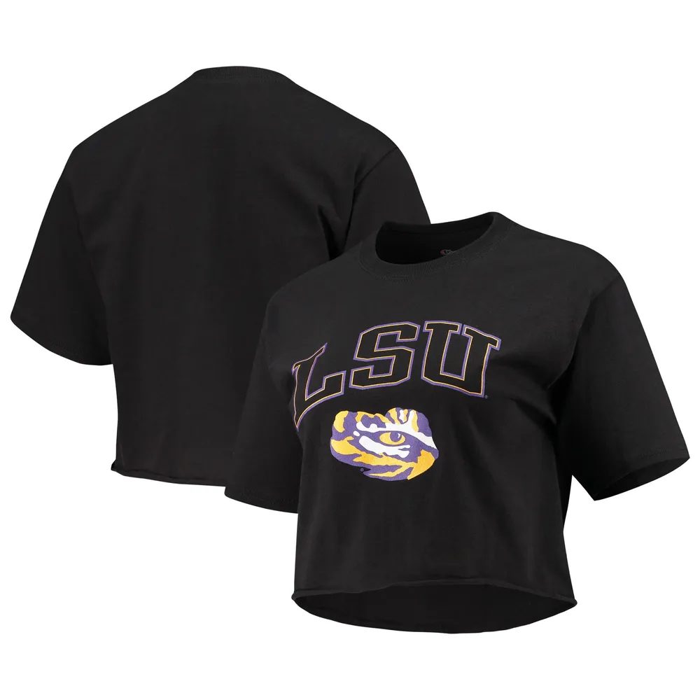 Champion LSU Cropped Boyfriend T-Shirt - Women's